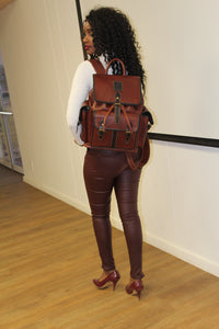 Zvitang Heron Leather Backpacks