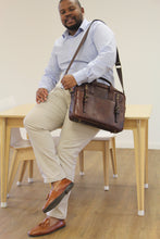 Load image into Gallery viewer, Zvitang Oxford Leather Laptop Bags