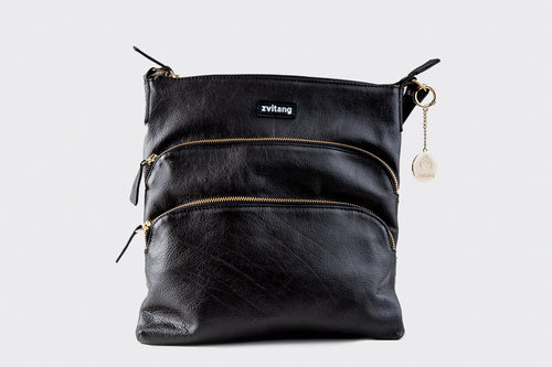 Zvitang L'poche Leather Handbag