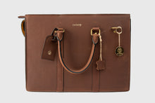 Load image into Gallery viewer, Zvitang Lyon Leather Laptop Bags