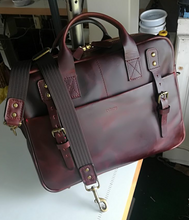 Load image into Gallery viewer, Zvitang Oxford Leather Laptop Bags